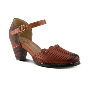 L'Artiste Parchelle Shoe Camel Multi Leather Size 10.5/11 US 42 EU NIB Feminine